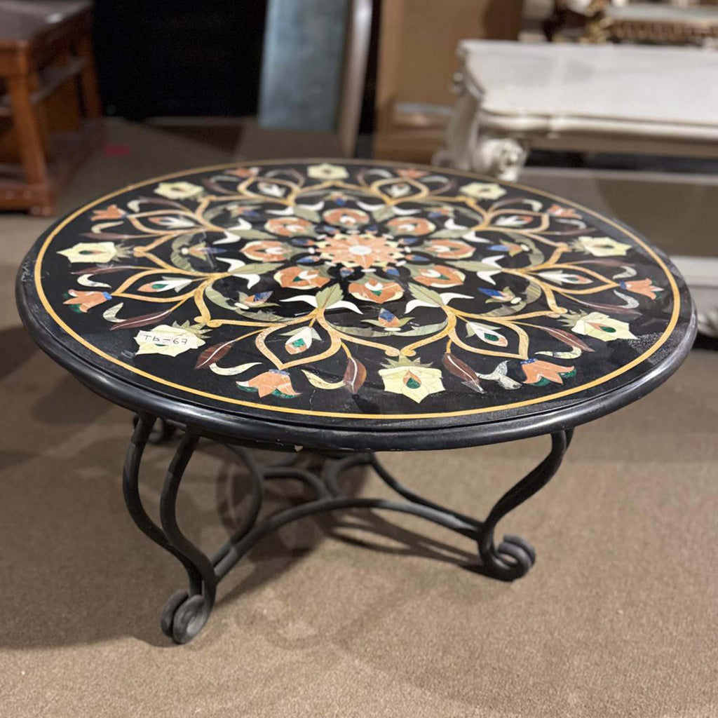 marble top table