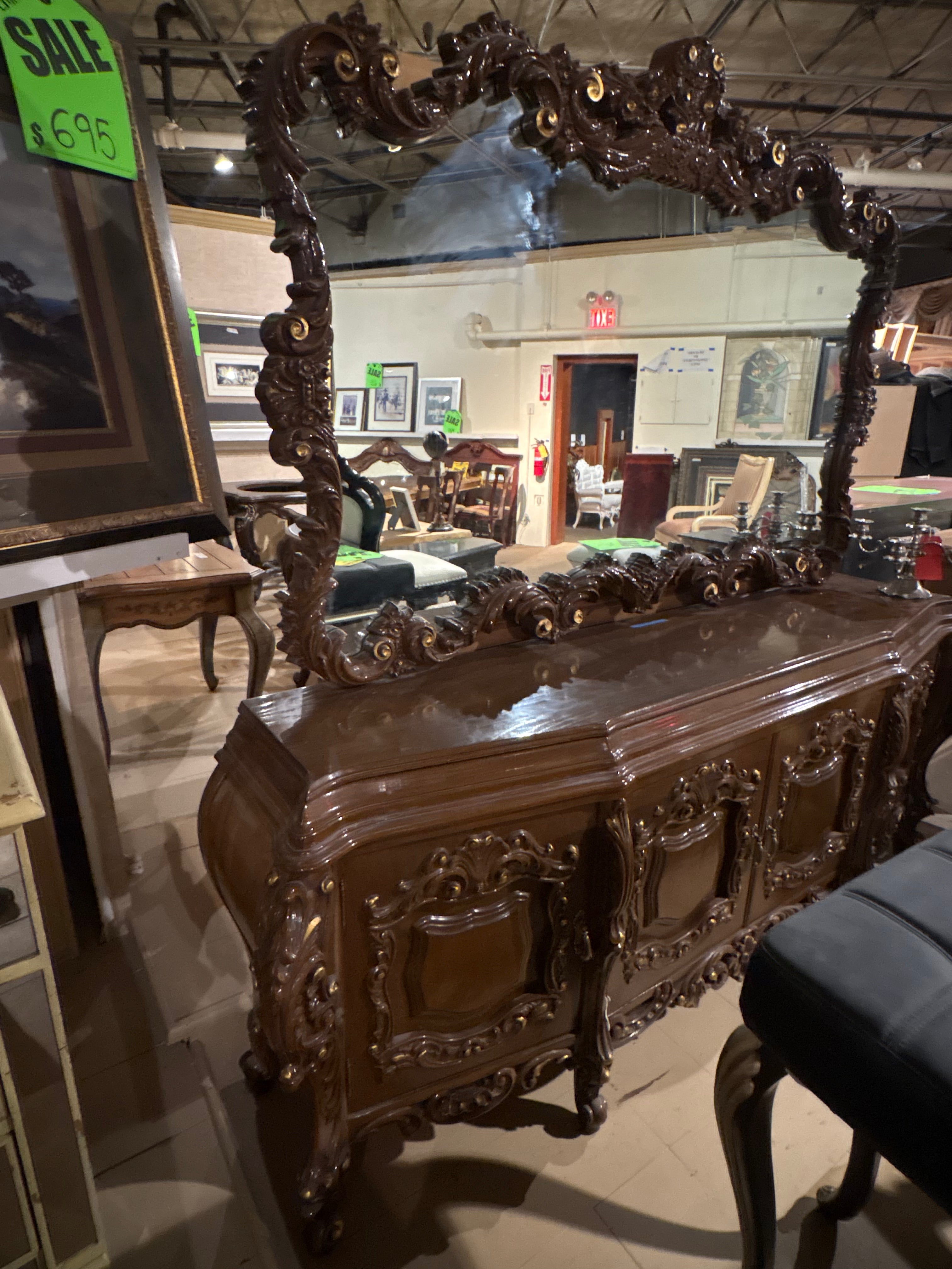 Buffet & Mirror Set