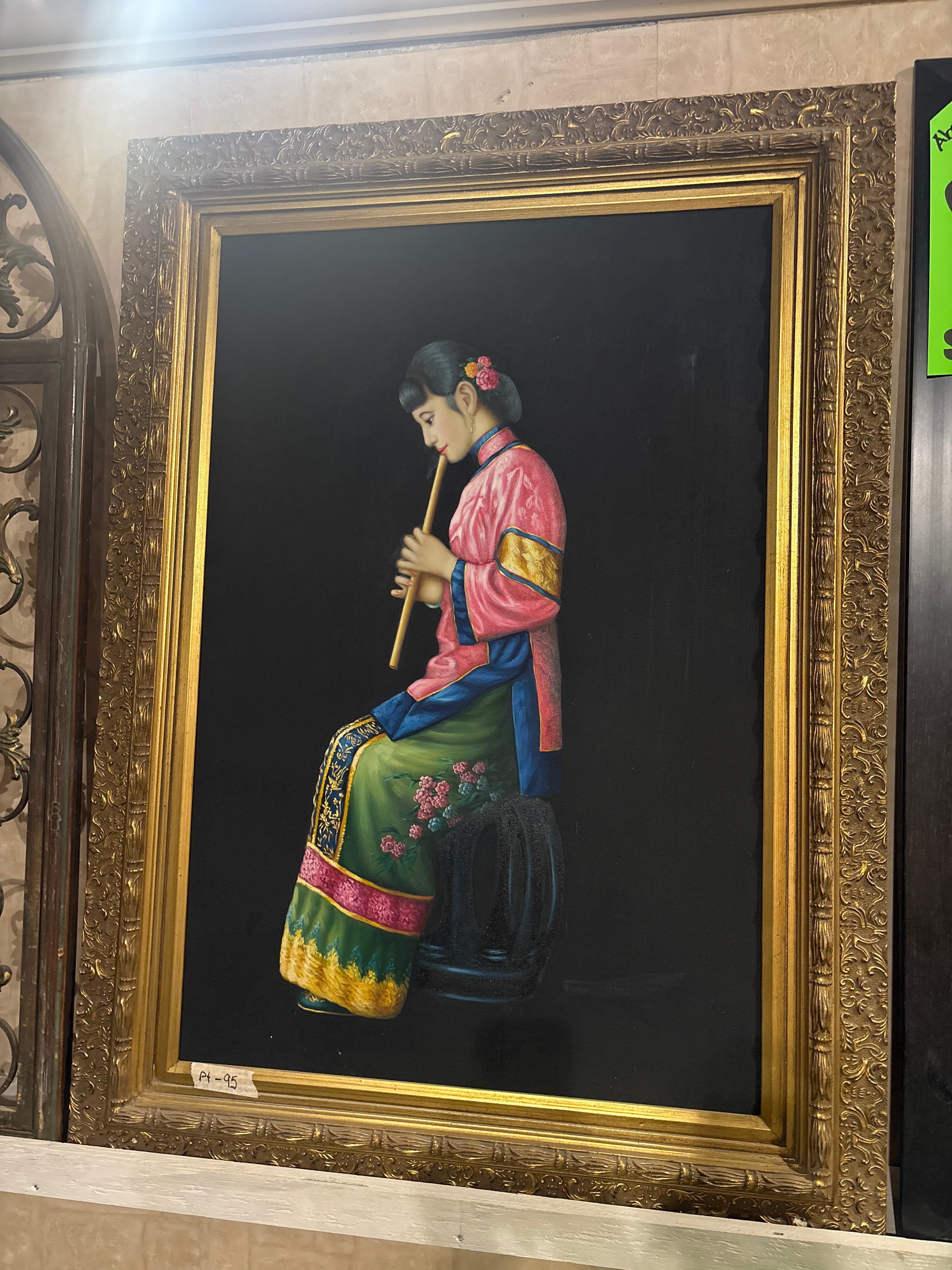Flute Player Painting