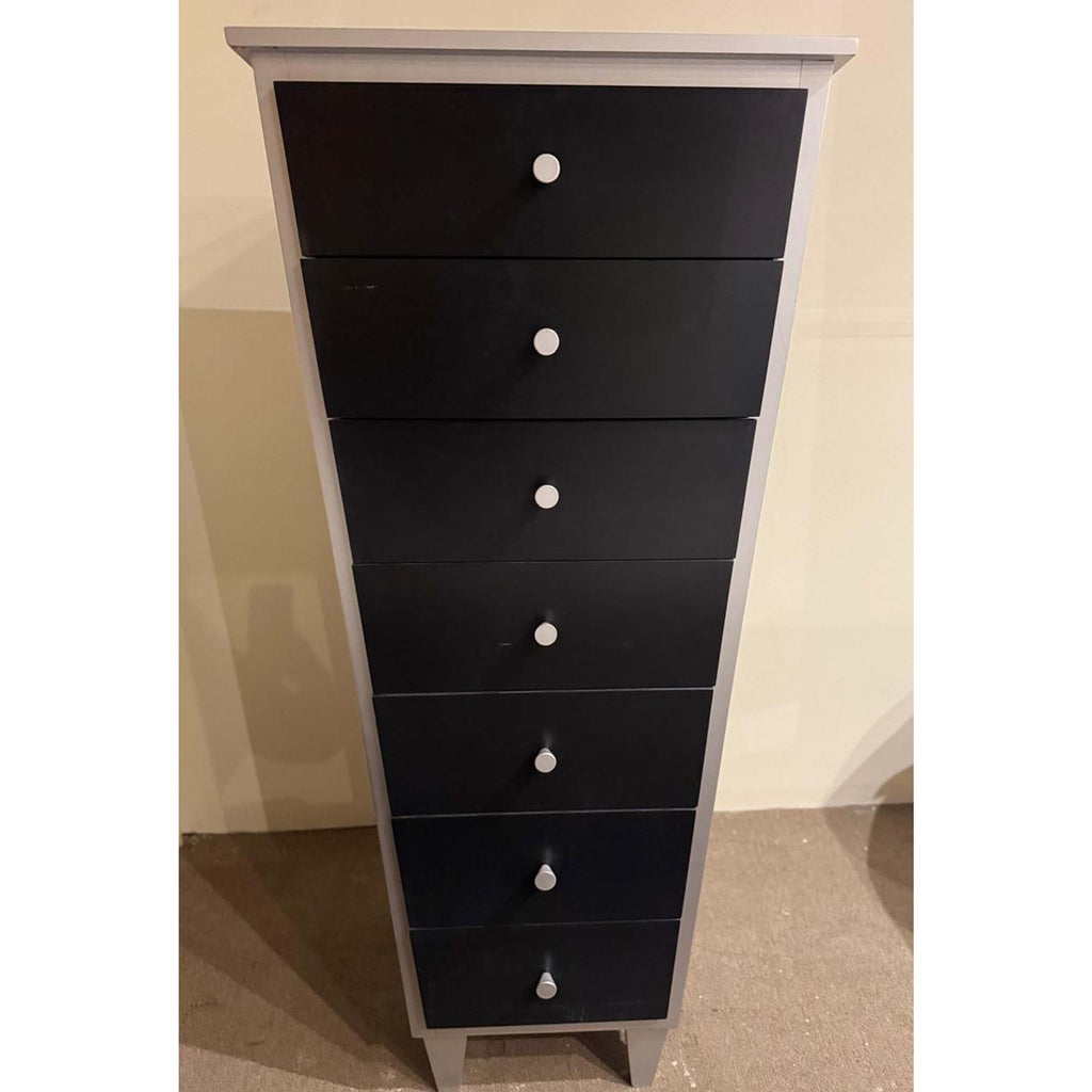 Black and Silver Drawers Set