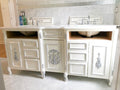 Custom Made Vanity White Wood