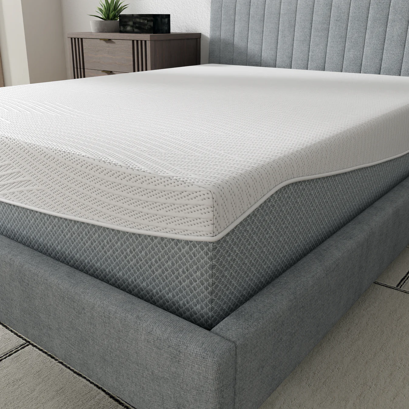 12" EcoCore Hybrid Deluxe - Medium Plush