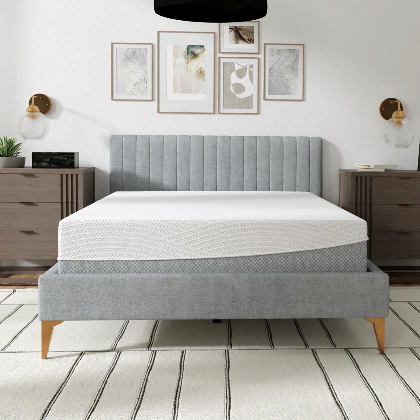 12" EcoCore Hybrid Deluxe - Medium Plush